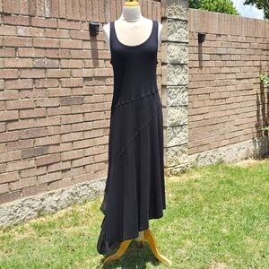 Barbara Lesser black maxi dress